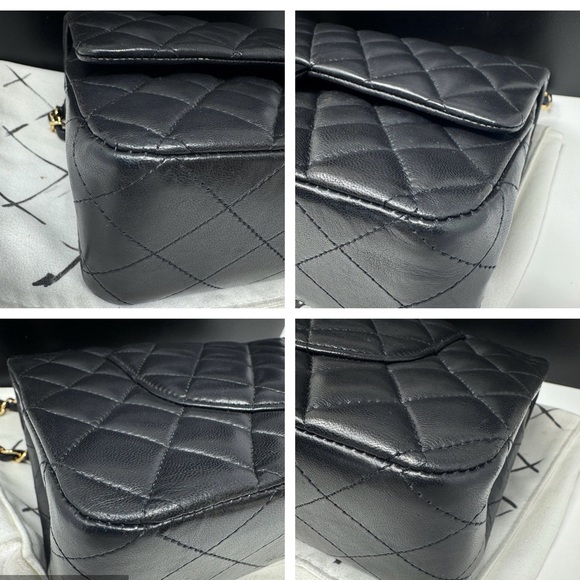 💯💎Authentic💎Chanel Classic Medium Double Flap Lambskin Bag GHW - Picture 7 of 9